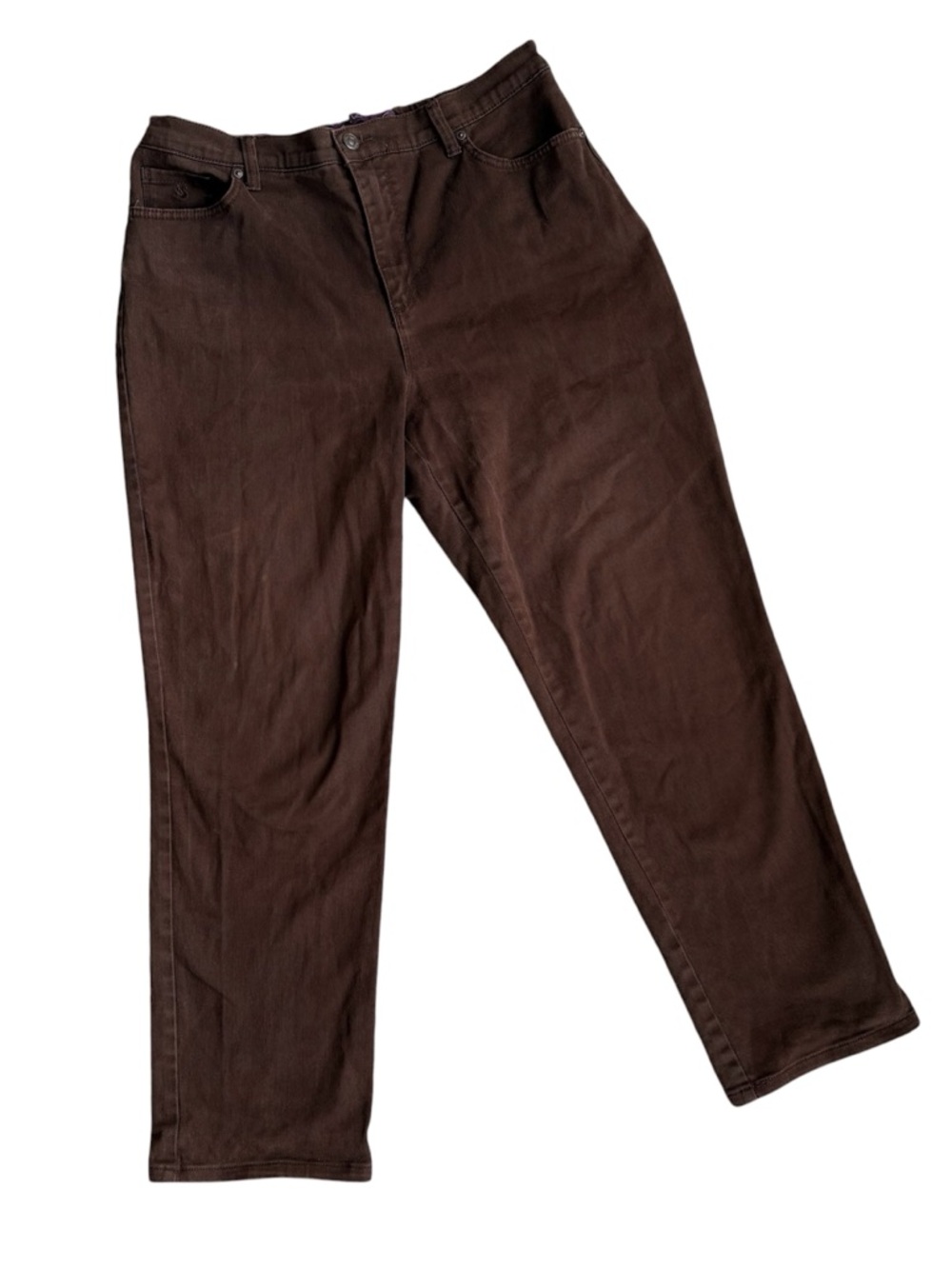 Women’s Brown Straight-Leg Pants